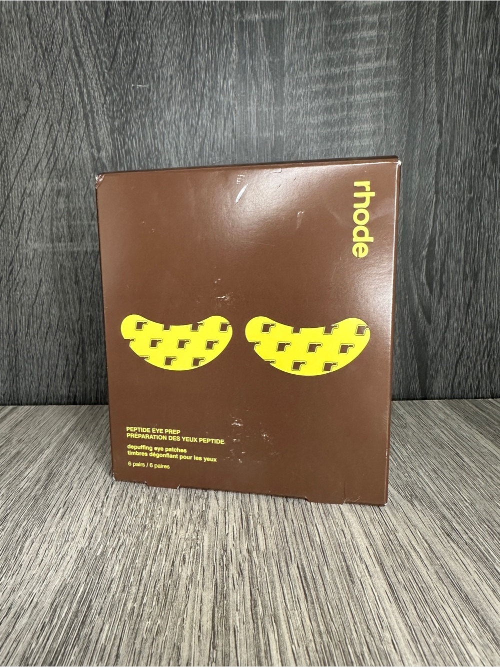 RHODE Peptide Eye Prep Depuffing Eye Patch 6 Pack Limited Edition
